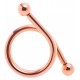 Argola Espiral Para Guardanapos Em Aço Rose Gold Wolff 